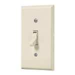 Placa armada interruptor sencillo, linea Standard, marfil