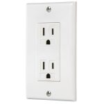 Placa armada contacto d?plex, 2 polos + tierra Classic