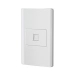 Placa armada blanca 1 toma para telefono 1.5 mod, Lisboa