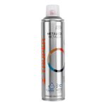 Pintura en aerosol, plata metalico, bote esbelto, 400 ml