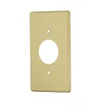 Placa para contacto redondo, de aluminio, linea Standard