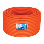 Metro de poliducto 1/2" corrugado flex. s/gu?a, rollo 100 m