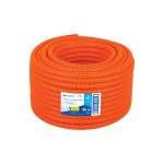 Metro de poliducto 1/2" corrugado flex. c/gu?a, rollo 50 m