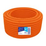 Metro de poliducto 1/2" corrugado flex. s/gu?a, rollo 50 m