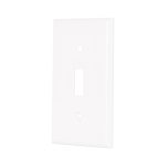 Placa de ABS para interruptor vertical, Standard, blanco