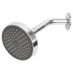 Regadera redonda 4-1/4' brazo y chapeton de acero, Basic