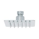 Regadera cuadrada 4', acero inox, sin brazo, cromo, T?big