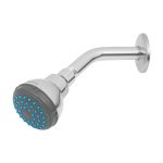 Regadera redonda 2-1/2' brazo y chapeton de acero, Basic