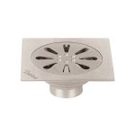 Resumidero cuadrado 4' x 4', acero inoxidable, gota, AQUA