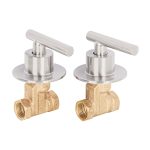 Juego llaves empotrar roscables, palanca satin, T?big