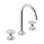 Mezcladora para lavabo,taladros separados,redondos,cromo,Tubig