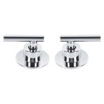 Juego de 2 manerales para regadera, palanca, cromo, Tubig