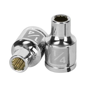 13580 D-3808 Dado de 1/4', 12 puntas, cuadro 3/8', Truper