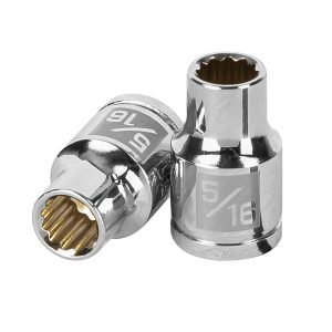 13581 D-3810 Dado de 5/16', 12 puntas, cuadro 3/8', Truper