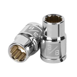 13582 D-3812 Dado de 3/8', 12 puntas, cuadro 3/8', Truper