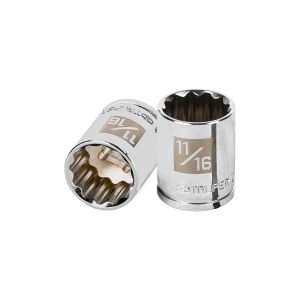 13587 D-3822 Dado de 11/16', 12 puntas, cuadro 3/8', Truper