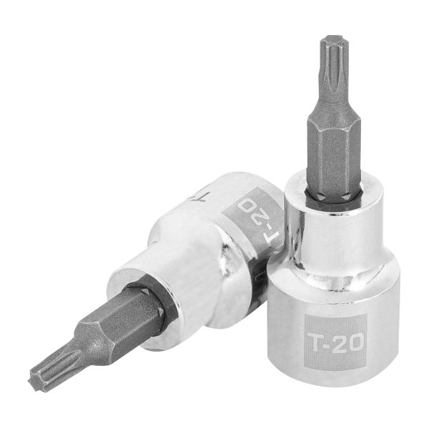 Dado punta torx T-20, cuadro 3/8", Truper