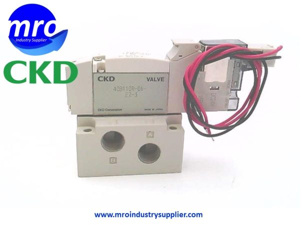 4GB110R-06-E23-3-ELECTROVALVULA-MONOESTABLE-PTO-1-8-CABLE-C-CONECTOR-24V-SUPRESOR-DE-VOLTAJE-CKD-MRO-INDUSTRY-SUPPLIER