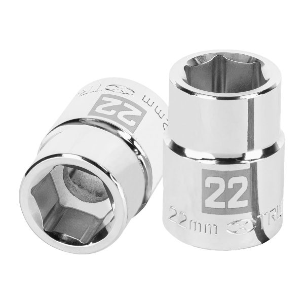 Dado de 22 mm, 6 puntas, cuadro 3/4", Truper