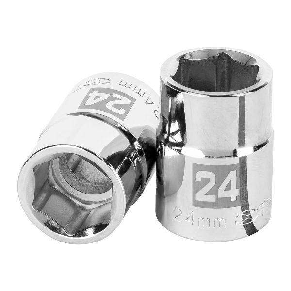 Dado de 24 mm, 6 puntas, cuadro 3/4", Truper