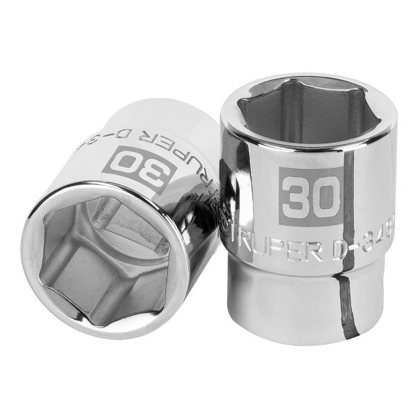 Dado de 30 mm, 6 puntas, cuadro 3/4", Truper