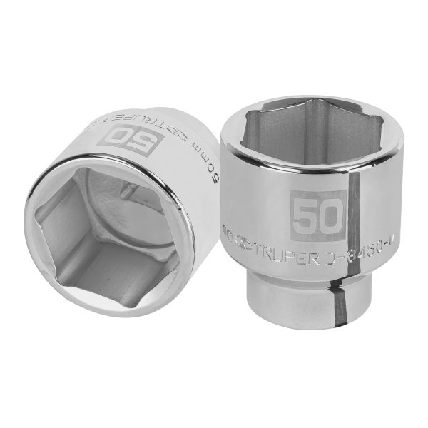 Dado de 50 mm, 6 puntas, cuadro 3/4", Truper