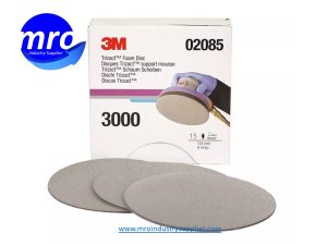 3M-60450017144-02085-Trizact-Hookit-6-Diameter-P3000-Grit-Silicon-Carbide-Clear-Coat-Sanding-Abrasive-Disc-MRO-INDUSTRY-SUPPLIER