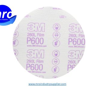 3M-7000000570-00971-Hookit-6-Diameter-260L-P600-Grit-Aluminum-Oxide-Film-Abrasive-Disc-MRO-INDUSTRY-SUPPLIER
