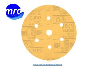 3M-7000119688-01073-Hookit-6-Diameter-216U-A-Weight-Medium-P400-Grit-Aluminum-Oxide-Gold-Disc-MRO-INDUSTRY-SUPPLIER