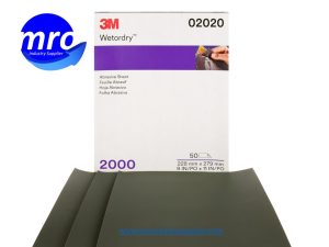 3M-7100003690-02020-Imperial-Wetordry-9-Width-x-11-OAL-x-A-Weight-2000-Grit-401Q-Silicon-Carbide-Abrasive-Sheet-MRO-INDUSTRY-SUPPLIER
