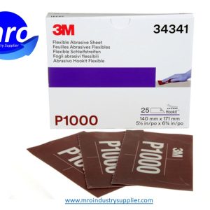 3M-7100010569-34341-Hookit-5-1-2-Width-x-6-13-16-OAL-P1000-Grit-270J-Aluminum-Oxide-Hand-Sheet-MRO-INDUSTRY-SUPPLIER