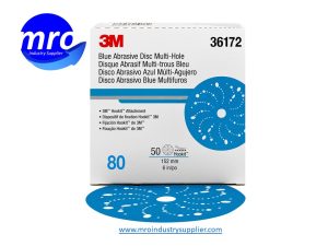 3M-7100091244-36172-Hookit-6-Diameter-321U-C-Weight-80-Grit-Ceramic-Aluminum-Oxide-Blue-Abrasive-Disc-MRO-INDUSTRY-SUPPLIER