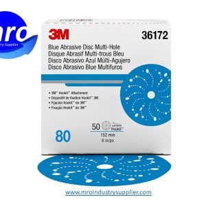 3M-7100091244-36172-Hookit-6-Diameter-321U-C-Weight-80-Grit-Ceramic-Aluminum-Oxide-Blue-Abrasive-Disc-MRO-INDUSTRY-SUPPLIER