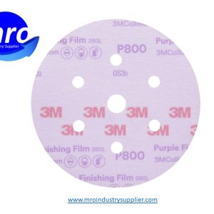 3M-7100122726-30770-Hookit-6-Diameter-260L-P800-Grit-Aluminum-Oxide-Film-Abrasive-Disc-MRO-INDUSTRY-SUPPLIER