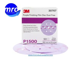 3M-7100122779-30767-Hookit-6-Diameter-260L-P1500-Grit-Aluminum-Oxide-Film-Abrasive-Disc-MRO-INDUSTRY-SUPPLIER
