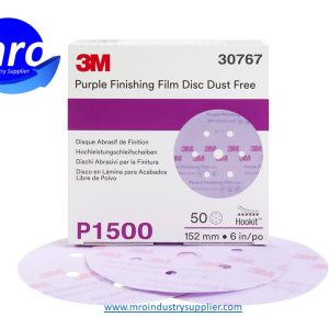 3M-7100122779-30767-Hookit-6-Diameter-260L-P1500-Grit-Aluminum-Oxide-Film-Abrasive-Disc-MRO-INDUSTRY-SUPPLIER