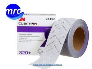 3M-7100141495-34449-Cubitron-70.00mm-x-12m-OAL-320-Grit-737U-Precision-Shaped-Ceramic-Sanding-Sheet-Roll-MRO-INDUSTRY-SUPPLIER