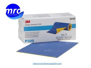 3M-7100142931-35109-5-1-2-Width-x-4-1-2-OAL-P320-Grit-Aluminum-Oxide-Sanding-Cloth-MRO-INDUSTRY-SUPPLIER.