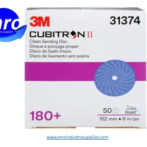 3M-7100155357-31374-Cubitron-II-Hookit-6-Diameter-737U-C-180-Grit-Precision-Shaped-Ceramic-Clean-Sanding-Abrasive-Disc-MRO-INDUSTRY-SUPPLIER