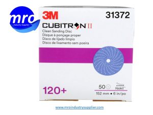 3M-7100155360-31372-Cubitron-II-Hookit-6-Diameter-737U-C-120-Grit-Precision-Shaped-Ceramic-Clean-Sanding-Abrasive-Disc-MRO-INDUSTRY-SUPPLIER