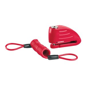 45863 CB-70A Candado para disco de motocicleta, perno de 7 mm, c/alarma