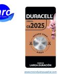 PILA DE LITIO 2025 TIPO BOTON 3V DURACEL