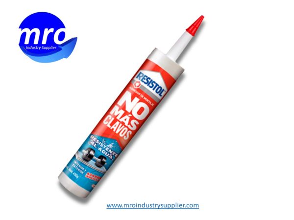 Resistol-No-Mas-Clavos-Resistente-al-Agua-de-450g-12-Pieza-1708701-color-Blanco-MRO-INDUSTRY-SUPPLIER