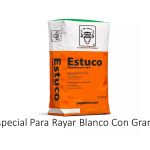 pegaduro Estuco Especial Para Rayar Blanco Con Grano 20Kg