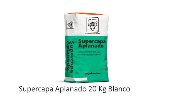 Pegaduro Supercapa Aplanado 20 Kg Blanco