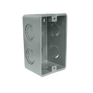 Caja de registro sin tapa gris 5x5 CAJA725 ARGOS