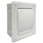 Centro de carga 4 y 8 unidades para empotrar y sobreponer con tapa no metálica AQOP8-S AQOP8-F AQOP4-F