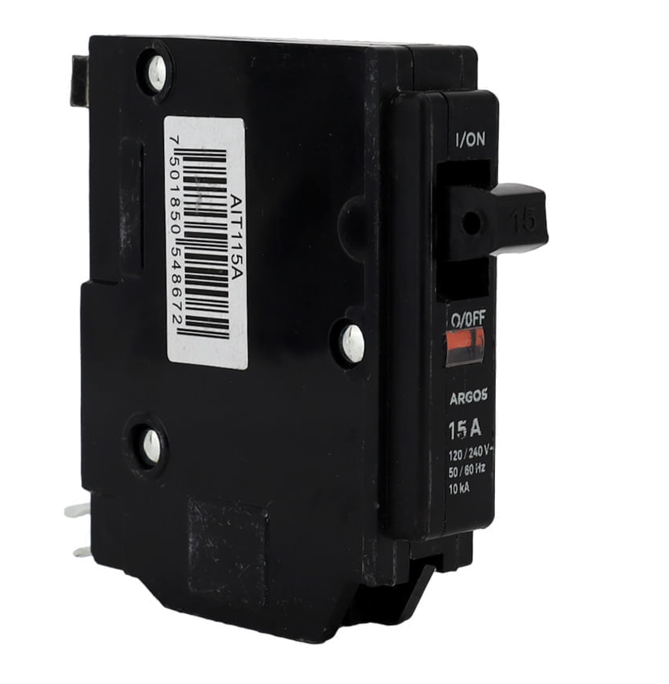 Interruptor Termomagnético Argos 1P 15A 120-240V AIT115A Interruptor Termomagnético Argos 1P 15A 120-240V AIT115A