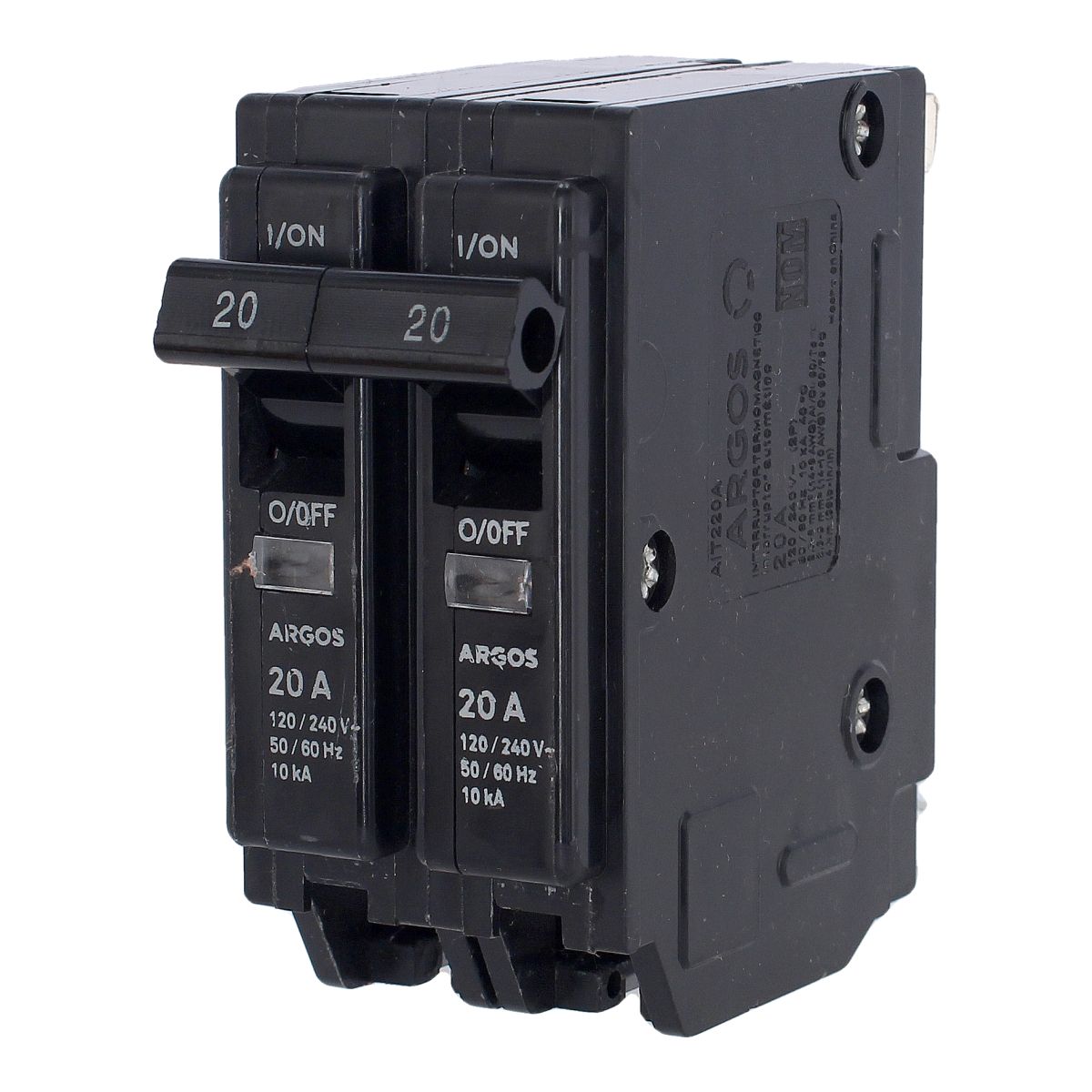 Interruptor termomagnético 2 polos 20 A AIT220A ARGOS Interruptor termomagnético 2 polos 20 A AIT220A ARGOS