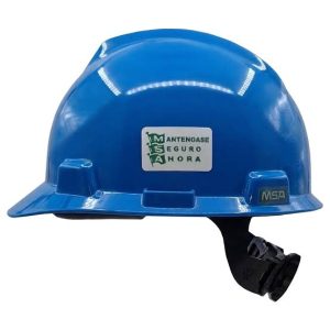 M2305611ARF Casco Azul MSA tipo Cachucha V-Gard con suspension Fas-Trac lll